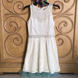 Gianni Bini GB Lace Dress Ivory